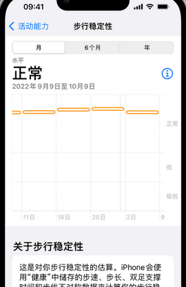 黄骅iPhone手机维修如何在iPhone开启'步行稳定性通知'