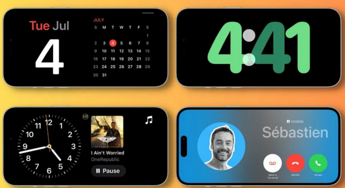黄骅苹果手机维修分享iOS17横屏充电待机显示有什么好处 