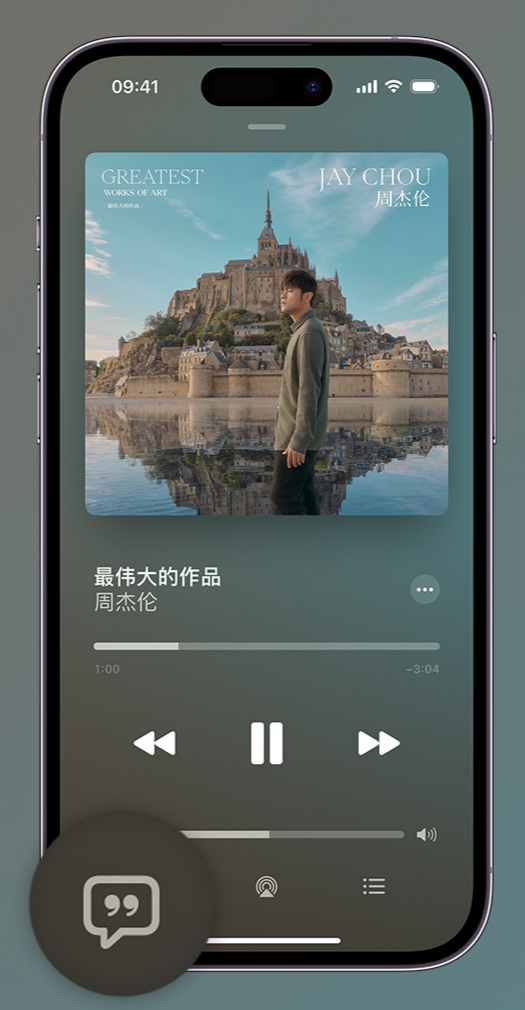 黄骅iphone维修分享如何在iPhone上使用Apple Music全新唱歌功能 