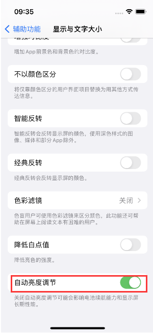 黄骅苹果15维修店分享iPhone 15 Pro系列屏幕亮度 