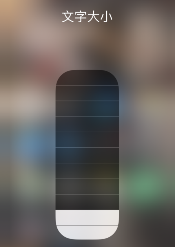 黄骅苹果手机维修分享小技巧：在 iPhone 控制中心快速调节字体大小 